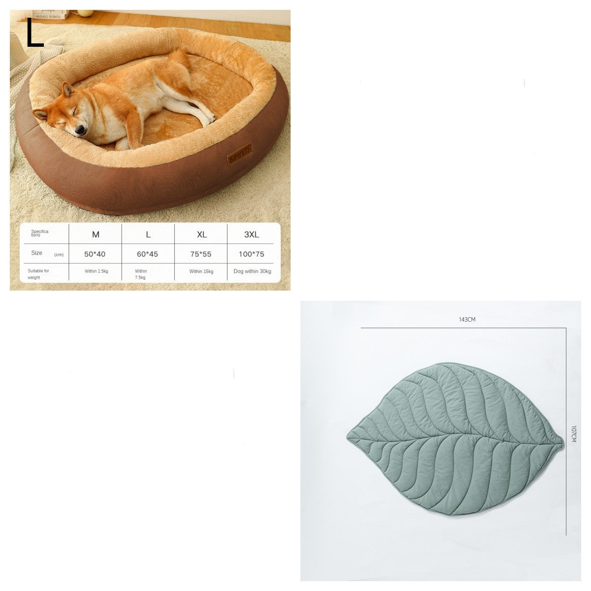 Removable And Washable Dog Bed Warm Cat Bed For Sleeping