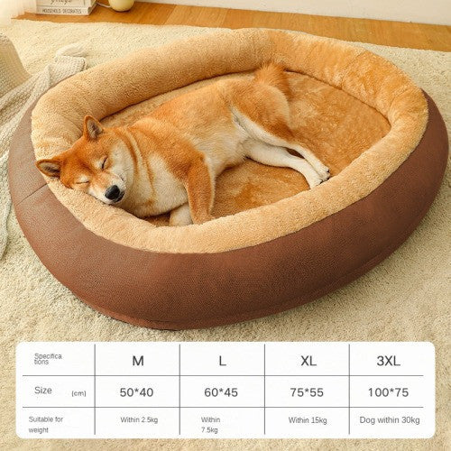 Removable And Washable Dog Bed Warm Cat Bed For Sleeping